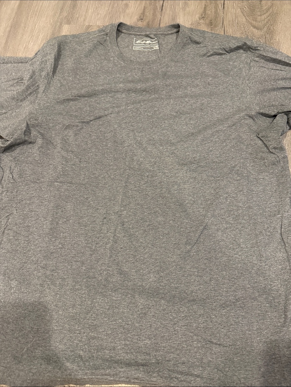 Eddie Bauer Men's Heather Gray Crewneck Tee